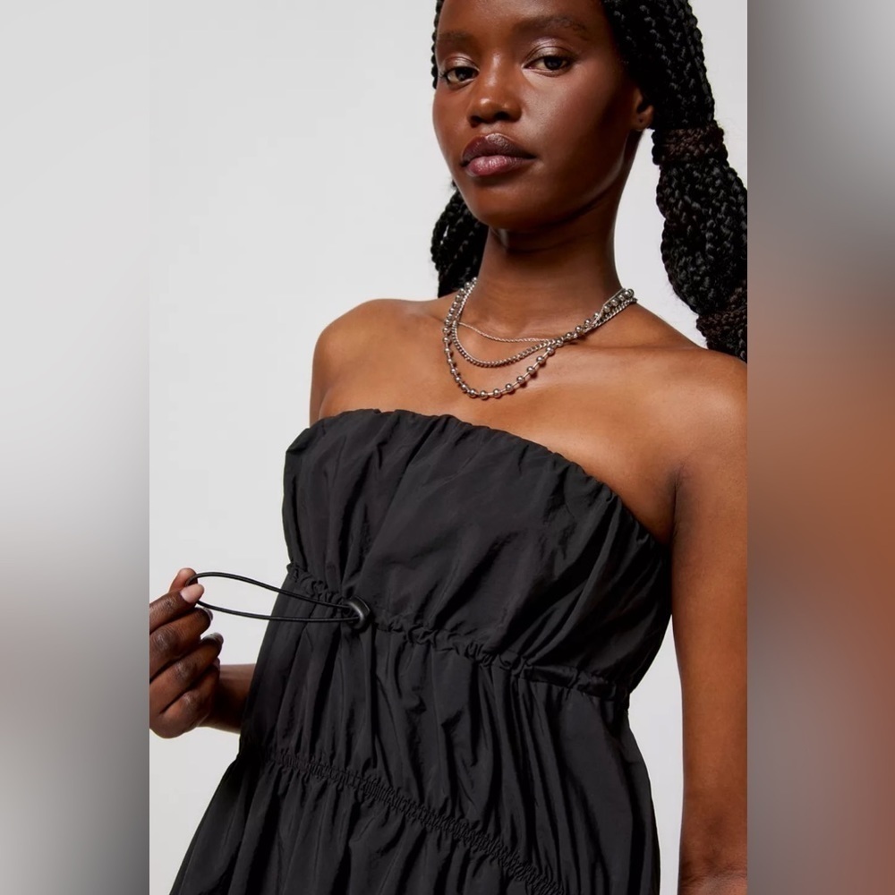 NWT UO Persephone Balloon Midi Dress Sz M - Picture 4 of 6